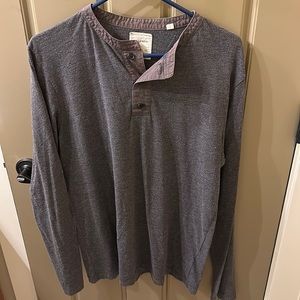 Billy Reid - Gray Henley L/S